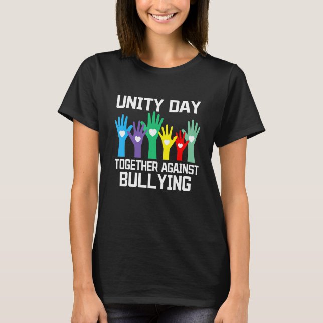 T-shirt Ensemble contre l'intimidation Anti Bully Unity Da (Devant)