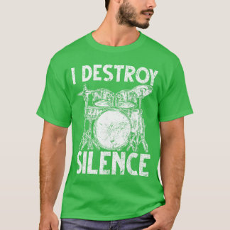 T-shirt Ensemble de batterie mignon Art Hommes Femmes Batt