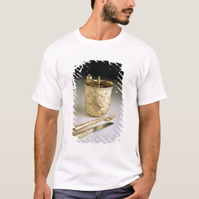 T-shirt Ensemble de déplacement d'un couteau, d'une (Devant)