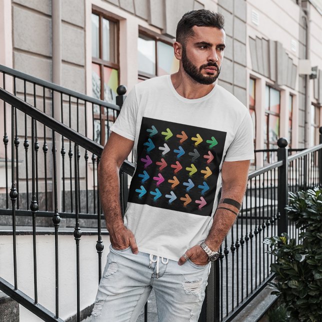 T-shirt Ensemble de flèches brillantes, pointeurs directio (Créateur téléchargé)