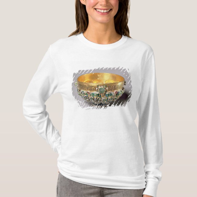 T-shirt Ensemble de relief de cuvette (Devant)