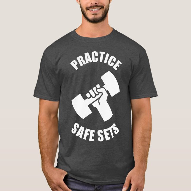 T-shirt Ensemble de sécurité pratique - Humour de salle de (Devant)