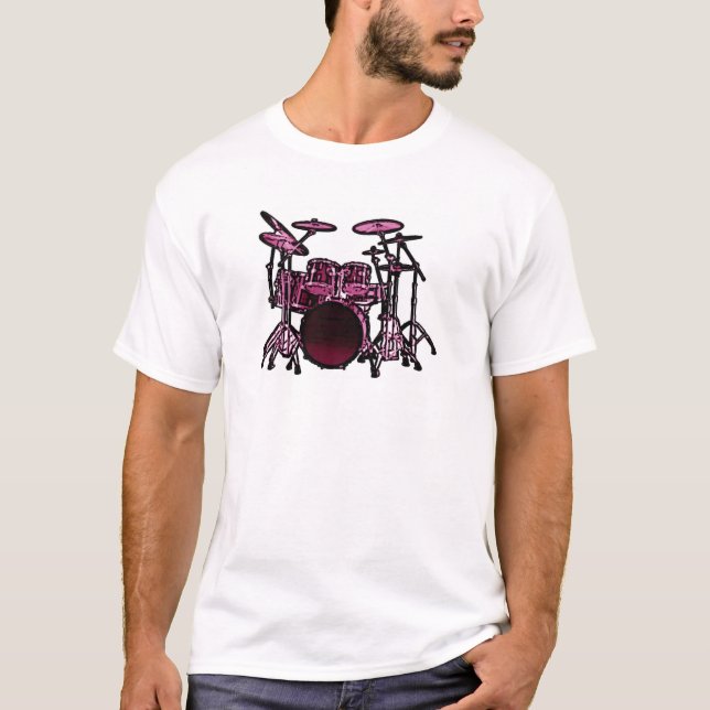 T-shirt ensemble de tambour (Devant)