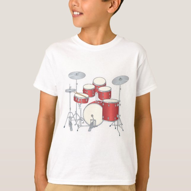 T-shirt ensemble de tambours (Devant)