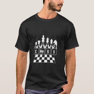 T-shirt Ensemble d'échecs Éléments du tableau périodique