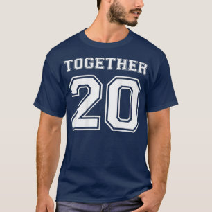 T-shirt Ensemble depuis VOTRE DATE Couple Anniversaire s w
