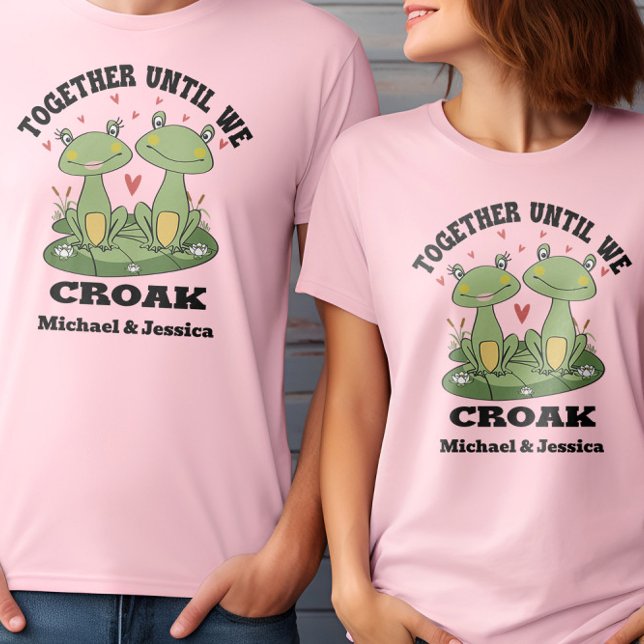 T-shirt Ensemble Jusqu'À Ce Que Nous Crochions Funky Frog  (Créateur téléchargé)