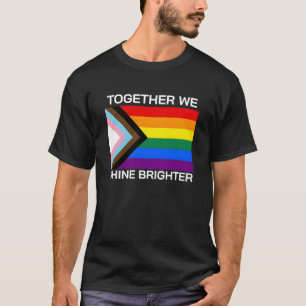 T-shirt Ensemble nous brillons Drapeau Lgbtqia+