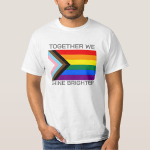 T-shirt Ensemble nous brillons Drapeau Lgbtqia+