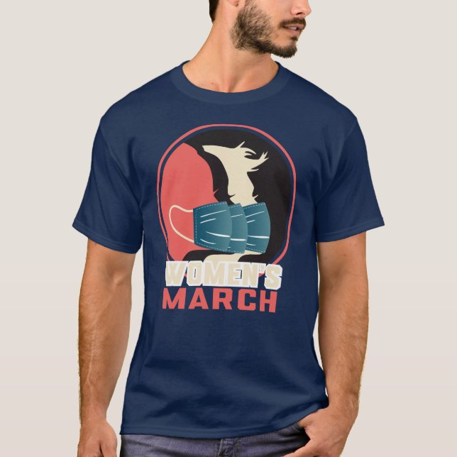 T-shirt Ensemble, nous mars : Les droits des femmes (Devant)
