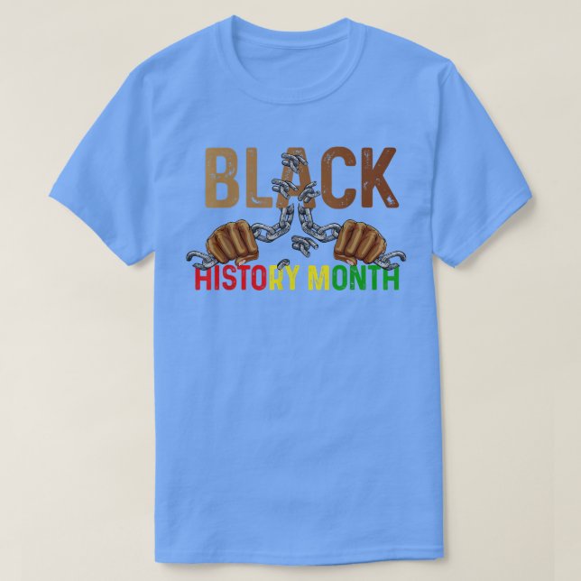 T-shirt Ensemble, nous montons l'histoire noire Pouvoir d' (Design devant)