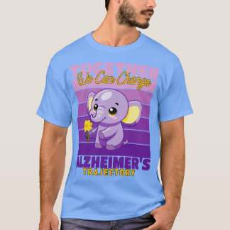 T-shirt ensemble nous pouvons changer la trajectoire d'alz