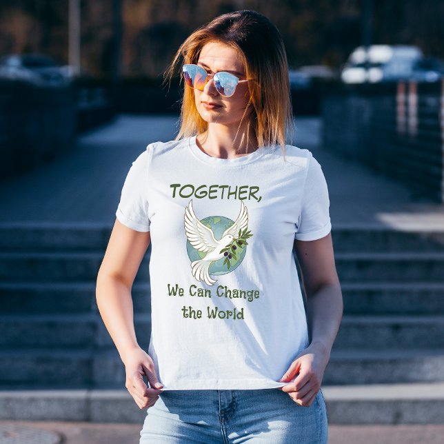 T-shirt Ensemble pour la paix (Créateur téléchargé)