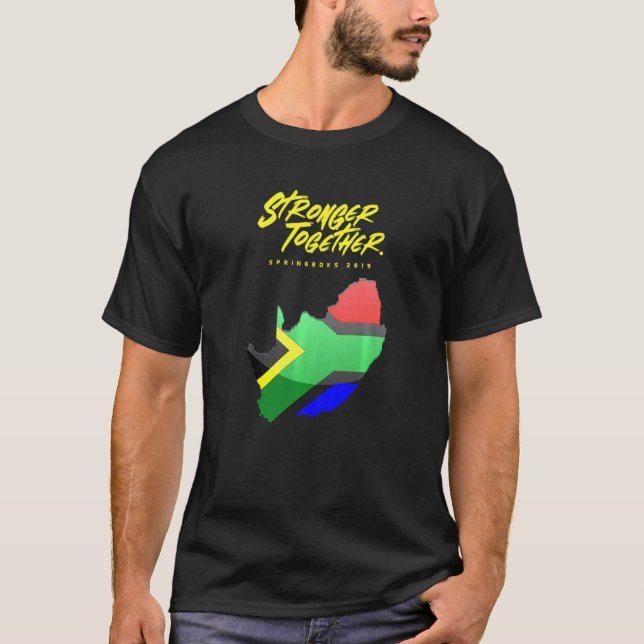 T-shirt Ensemble Sa Springbok Bokke Afrique du Sud (Devant)
