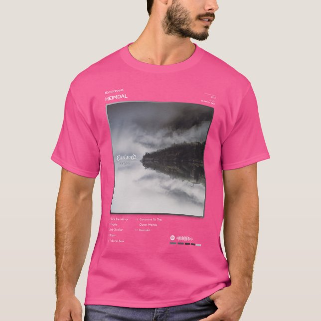 T-shirt Enslaved - Album Heimdal Tracklist (Devant)