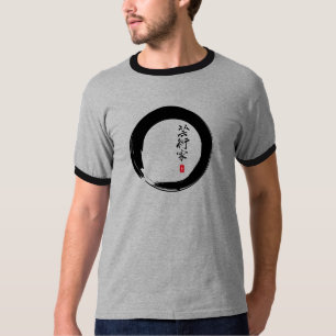 T-shirt Enso avec le Japonais pour le "artiste "