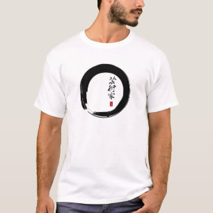 T-shirt Enso avec le Japonais pour le "artiste "