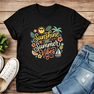 T-shirt Ensoleillement et ambiance estivale Plage tropical