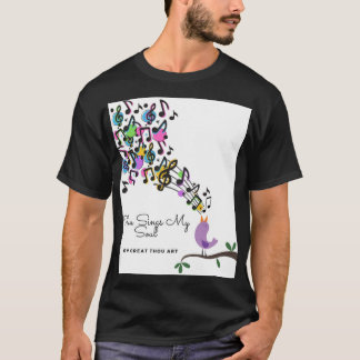 T-SHIRT ENSUITE CHANTE MON ÂME ET SON AMI; COMBIEN VOUS ÊT