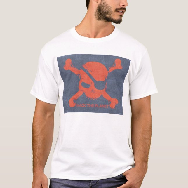 T-shirt Entaillez la planète PopArt2 (Devant)