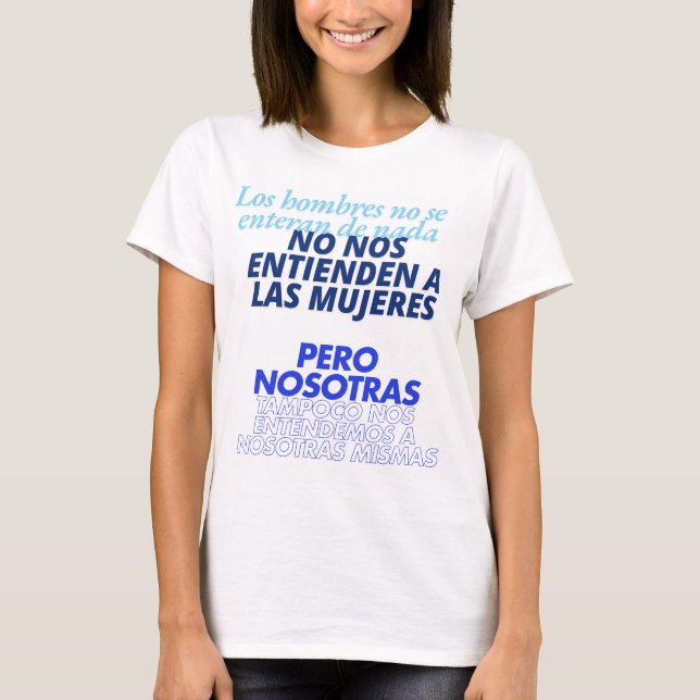 T-shirt Entendiendo el Misterio Femenino (Devant)