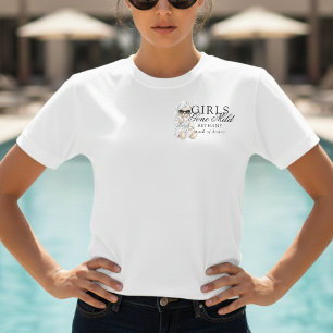 T-shirt Enterrées de vie de jeune fille à l'ours de spa Gi