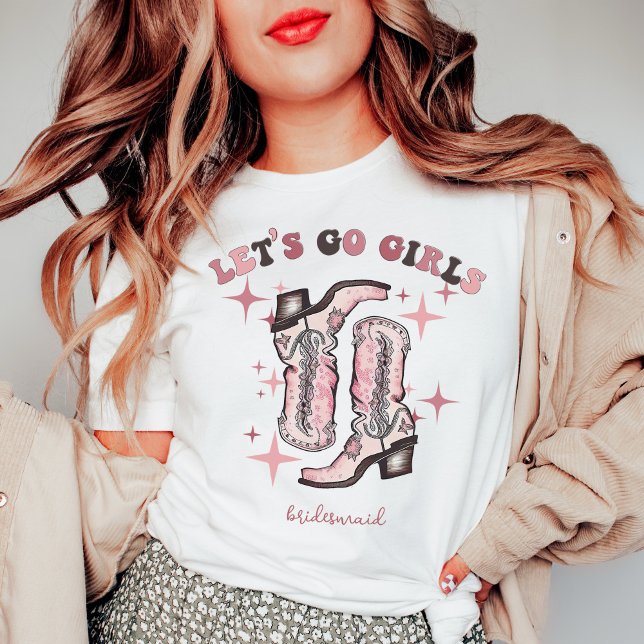T-shirt Enterrées de vie de jeune fille sur mesure "Let's  (Créateur téléchargé)