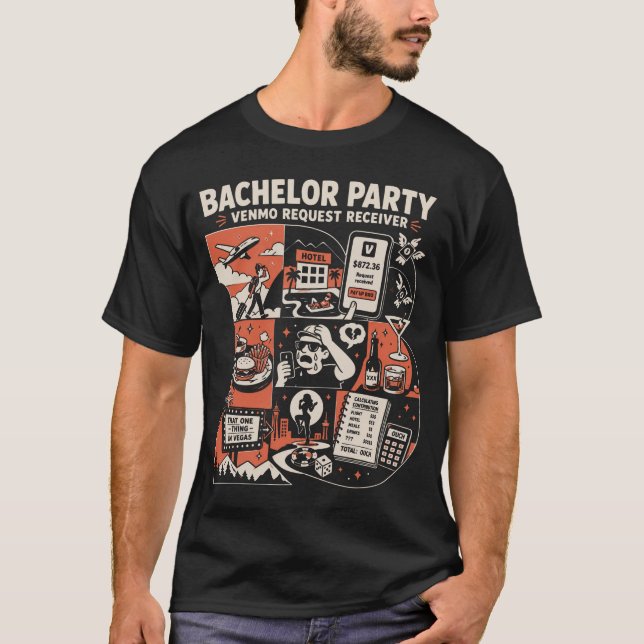 T-shirt Enterrement de vie de garçon (Devant)