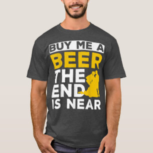 T-shirt Enterrement de vie de garçon achète-moi une bière