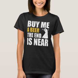 T-shirt Enterrement de vie de garçon Achetez-moi une bière