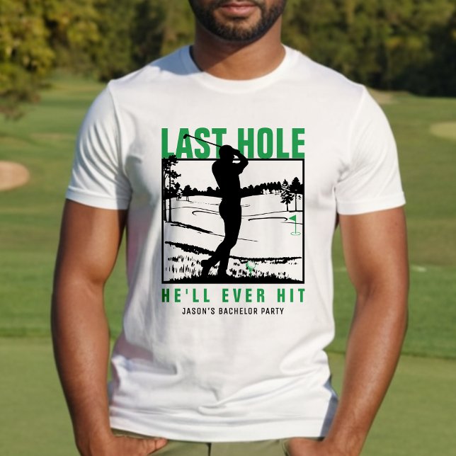 T-shirt Enterrement de vie de garçon au golf Drôle dernier (Créateur téléchargé)