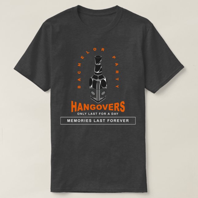 T-shirt Enterrement de vie de garçon avec style (Design devant)