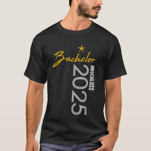 T-shirt Enterrement de vie de garçon BACHELOR 2025 diplômé