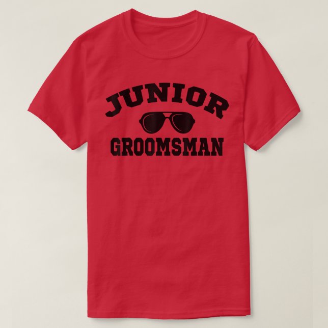 T-shirt Enterrement de vie de garçon de Fils du marié Juni (Design devant)