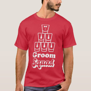 T-shirt Enterrement de vie de garçon drôle d'équipe de mar