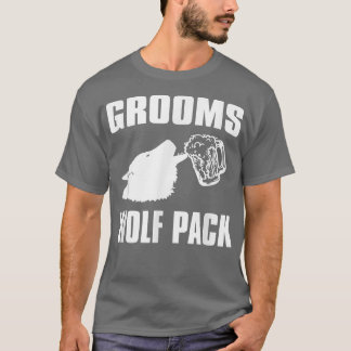 T-shirt Enterrement de vie de garçon drôlePack de loups du