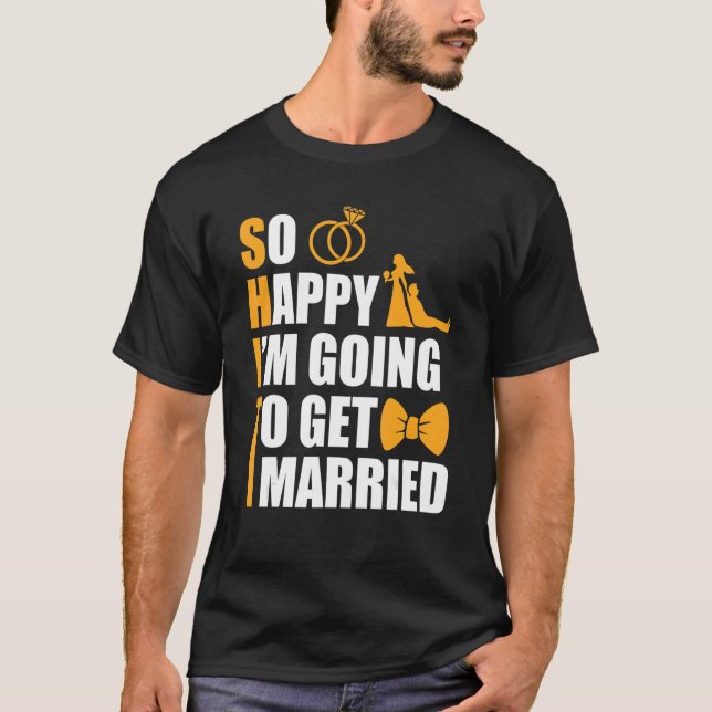 T-shirt Enterrement de vie de garçon du marié 1 (Devant)
