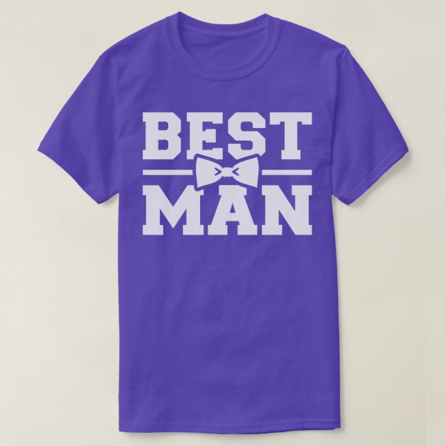 T-shirt Enterrement de vie de garçon du témoin (Design devant)