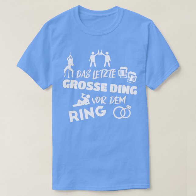 T-shirt Enterrement de vie de garçon Hommes JGA Party Cade (Design devant)