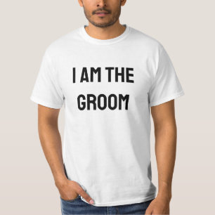 T-shirt Enterrement de vie de garçon je suis le marié drôl