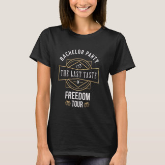 T-shirt Enterrement de vie de garçon la dernière tournée d