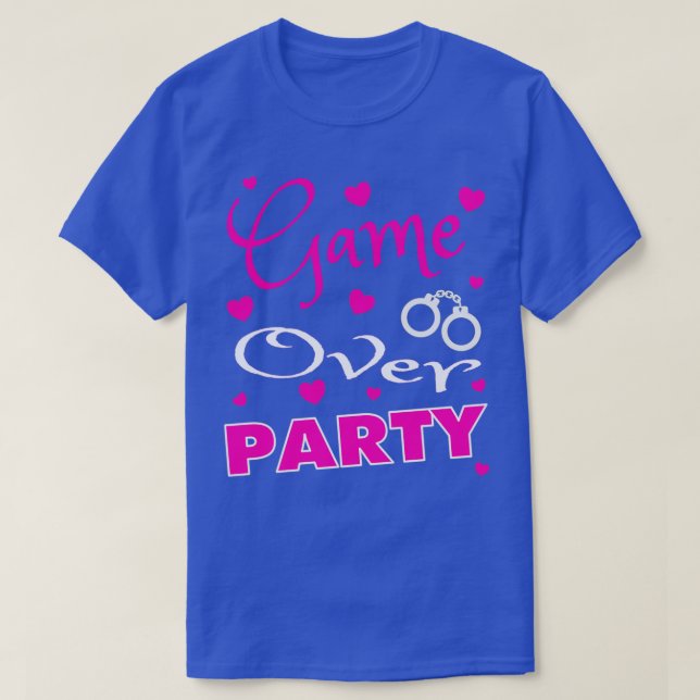 T-shirt Enterrement de vie de garçon Mariage EVG (Design devant)