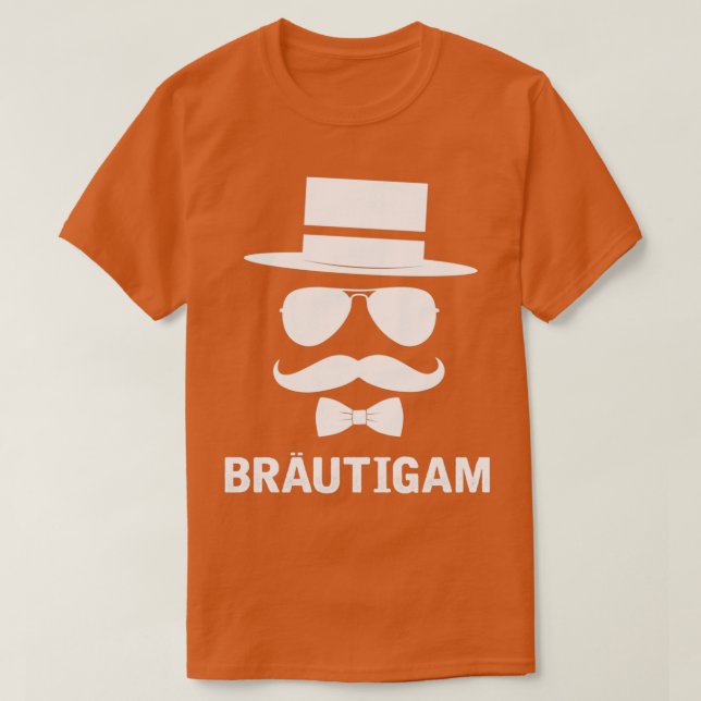T-shirt Enterrement de vie de garçon Marié 2 (Design devant)