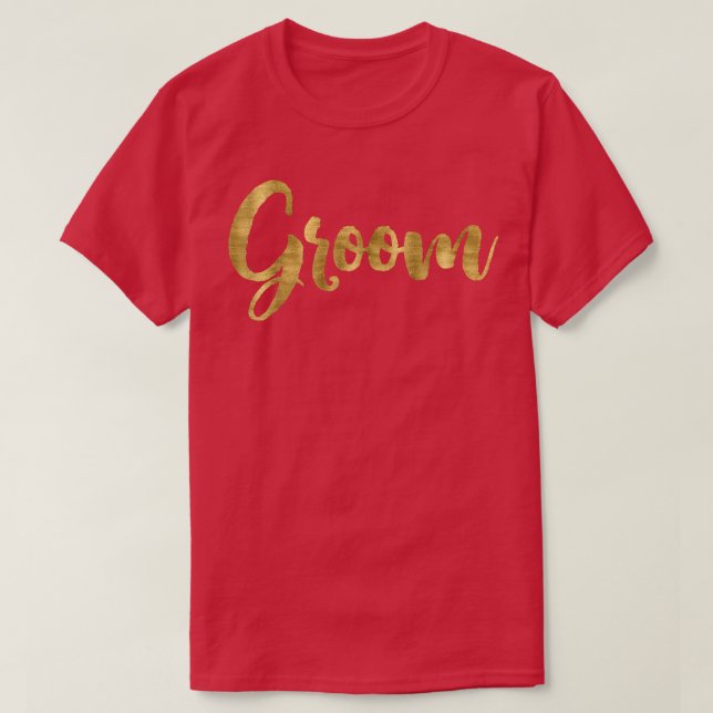 T-shirt Enterrement de vie de garçon masculinScript manusc (Design devant)