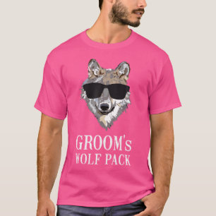 T-shirt Enterrement de vie de garçon Pack Loup du marié
