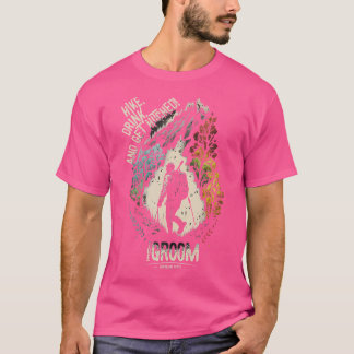 T-shirt Enterrement de vie de garçon randonnée et mariage