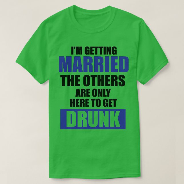 T-shirt Enterrement de vie de jeune fille (Design devant)