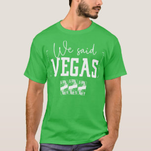 T-shirt Enterrement de vie de jeune fille à Las Vegas