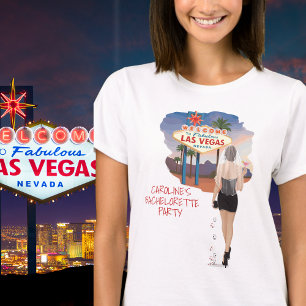 T-shirt Enterrement de vie de jeune fille à Vegas Mémorial