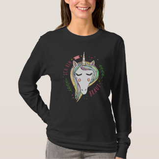 T-shirt Enterrement de vie de jeune fille avec licorne  fê